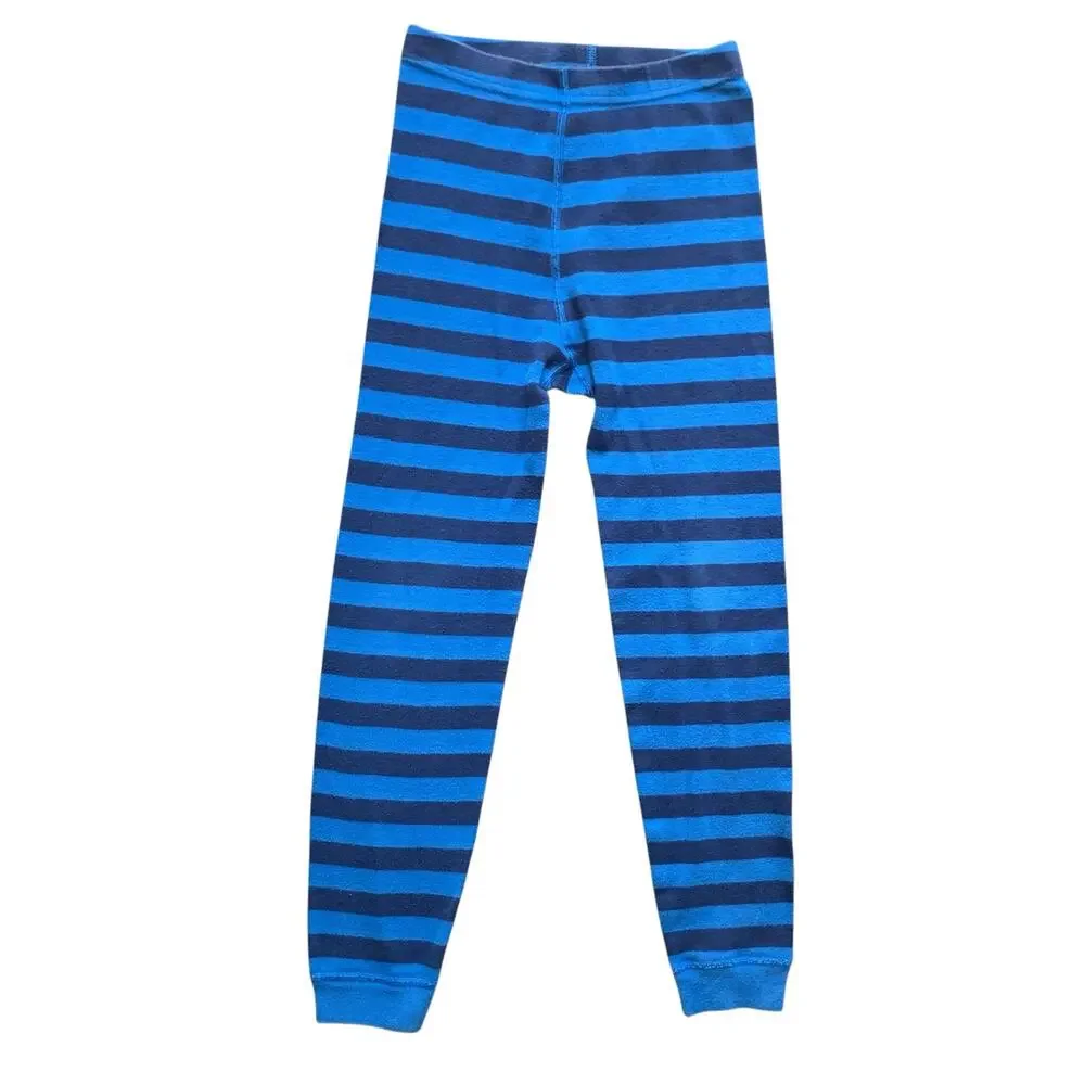 Hanna Andersson Blue Striped Pajamas (made in Peru)